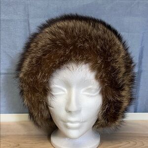 Luxurious Brown Fur Hat made by Andre